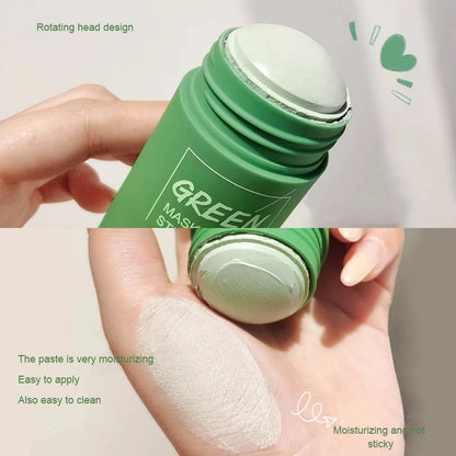 Girl Green Tea Solid Mask Deep Cleaning Mud Mask Stick Oil Control