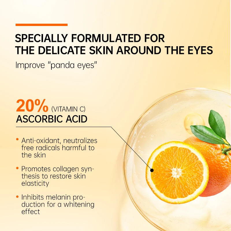 Vitamin C Eye Bags Anti Dark Circles Cream Wrinkle Remove