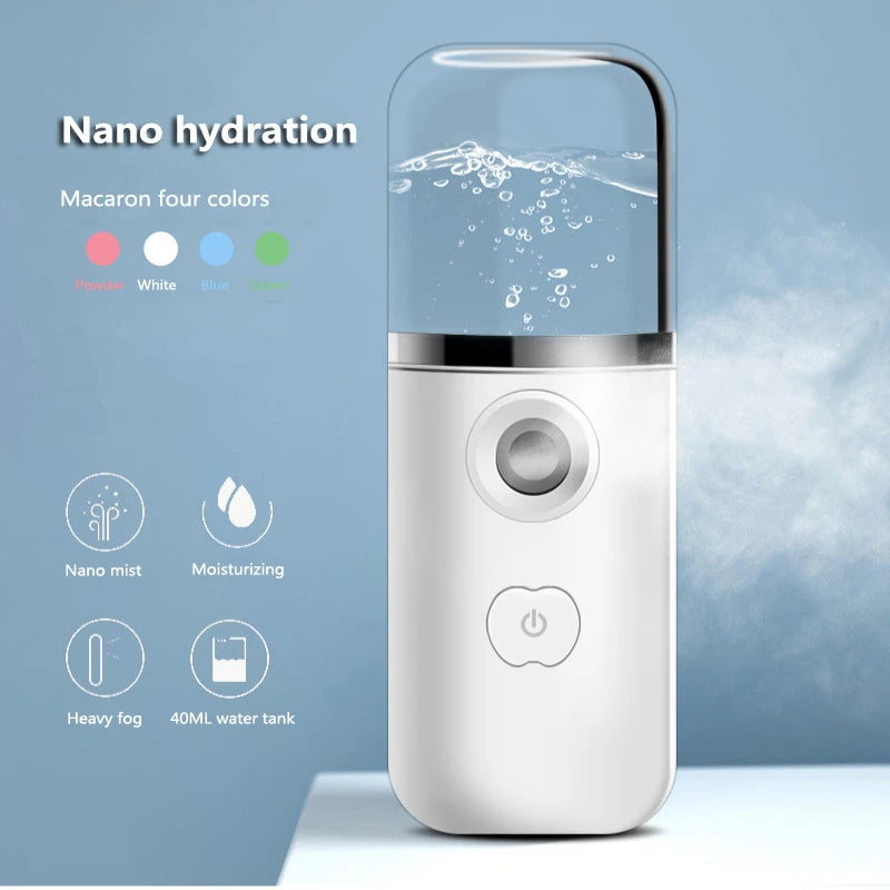 Skin Care Facial Sprayer Nano Mist Facial Steamer Beauty Instrument